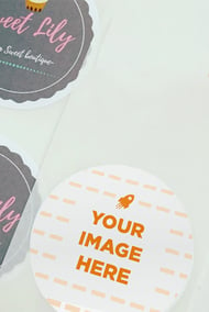 8cm Round Sticker - Image