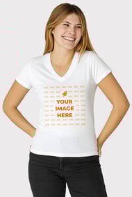 T-Shirt Donna Scollo V - Image
