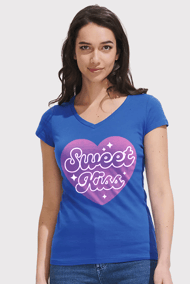 T-Shirt Donna Scollo V - Hover