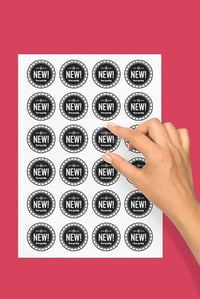 Round Stickers 15 cm - Image