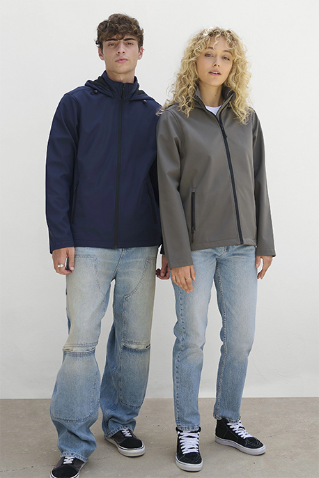 Giacca con Cappuccio Softshell - Image