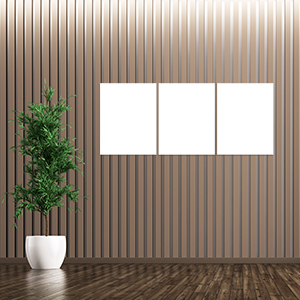 Canvas 3 Pannelli Telaio - Mockup