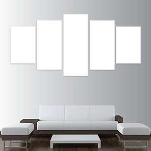Canvas 5 Stampe Medium - Mockup