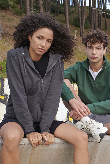 Felpa Premium Cappuccio Zip - Image