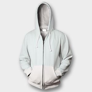 Felpa Premium Cappuccio Zip - Mockup