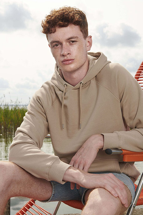 Felpa Organica Unisex Cappuccio - Image