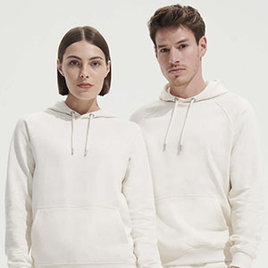 Felpa Organica Unisex Cappuccio - Mockup