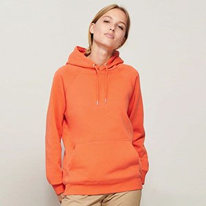 Felpa Organica Unisex Cappuccio - Mockup