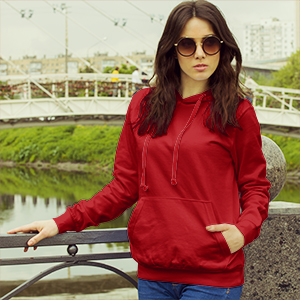 Hoodie Premium Women - Mockup