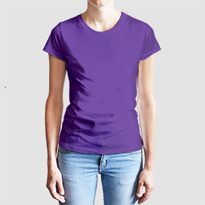 T-Shirt Woman Organic - Mockup