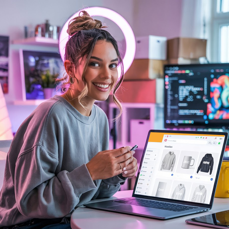 Esempi di store su Hoplix, prodotti creator style