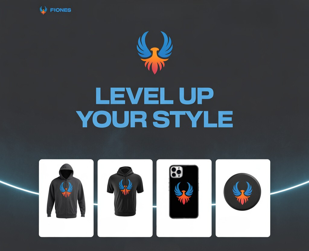 Esempio di store online Hoplix per una squadra eSports